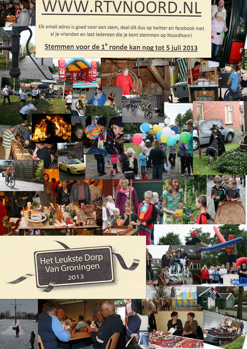 Stem op Noordhorn voor 5 juli: www.rtvnoord.nl  
