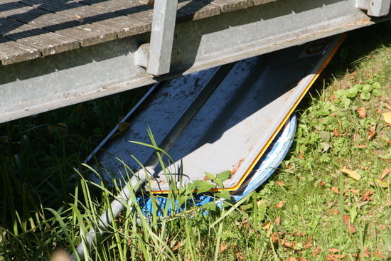 Overigens zitten sommige borden wel erg verstopt....