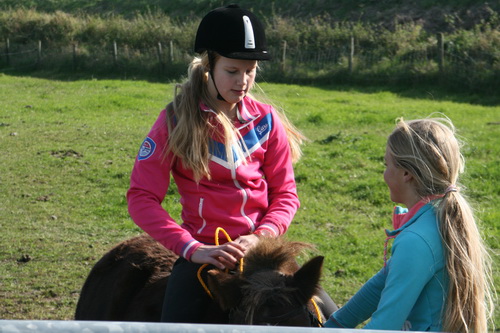 Klus geklaard, prinsesheerlijk op het paard(je)!