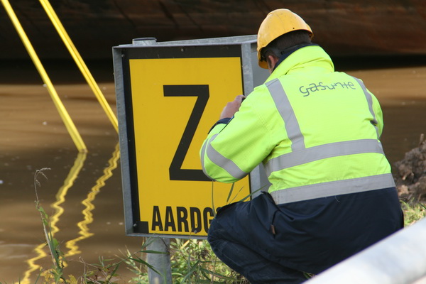 Even niets beters te doen dan de Gasuniekieker te volgen die de Z van aardgas op de foto zet....