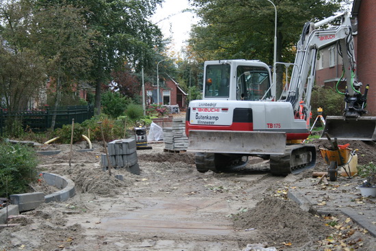 Nijvere mensen, ik zal ze niet langer in de weg lopen... Op naar de Noorderweg!