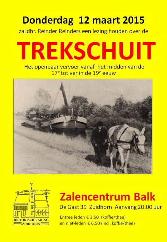 affiche trekschuit